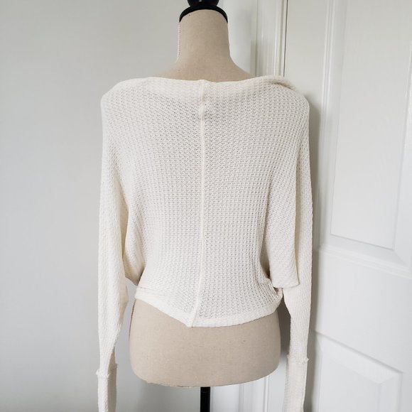 SOLD Free People drippy Mercury Thermal Waffle Knit Tee - Picture 8 of 8